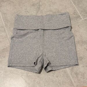 Forever 21 Light Gray Bike Shorts